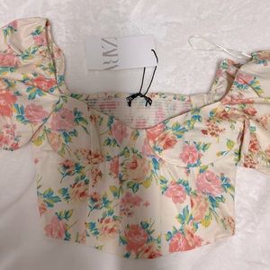 BRAND NEW Zara Corset Top